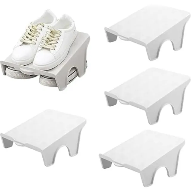 Solacis Schoenen Opbergsysteem - Schoenen Organizer - Schoenenbox - Schoenen Opbergen - Must Have In Huis! Wit