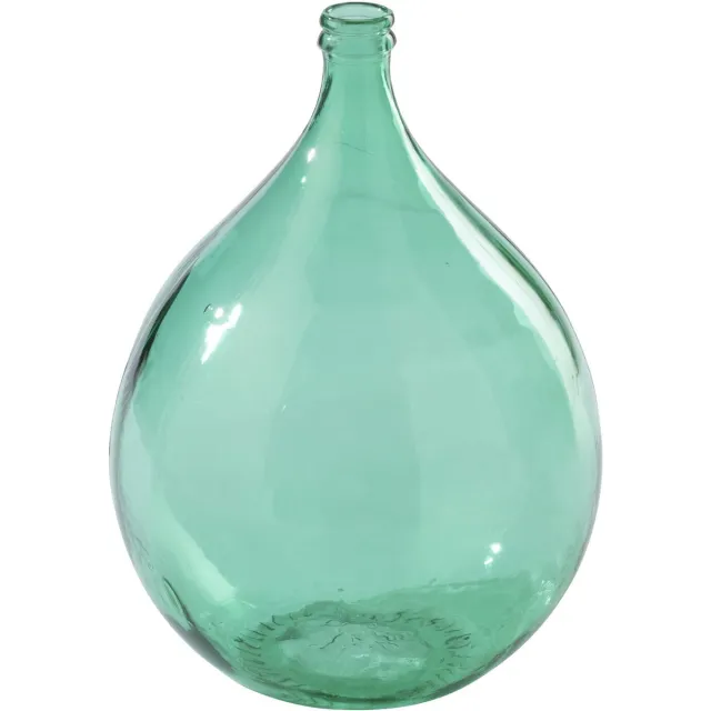J-Line vaas Lissabon - glas - smaragdgroen