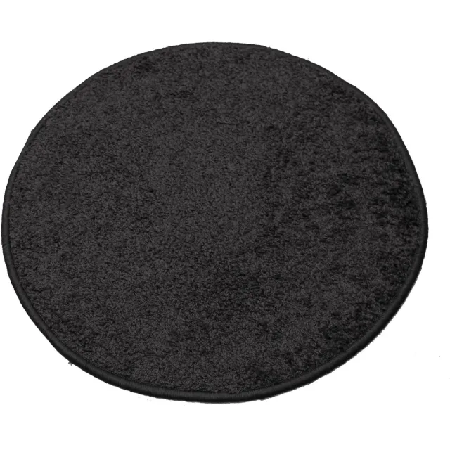 Carpe mathique Karpet Batan - Zwart - 133 cm Rond