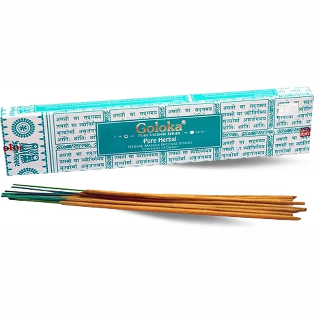 Yogi & Yogini naturals Wierook - Goloka - Pure Herbal - 15 gr bruin