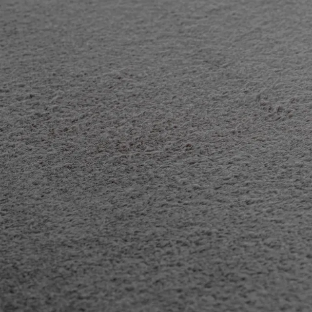 Ayyildiz Antislip Vloerkleed Joy Rond Grijs Effen Kleur Zacht