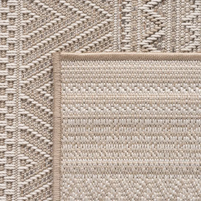 Ayyildiz Desert – Buitenkleed – Beige – Etnisch – Ø 160 cm rond