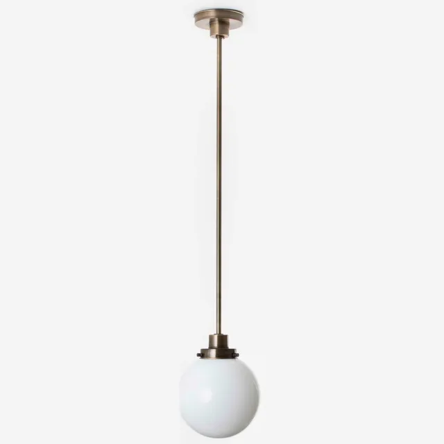Coloured by Art Hanglamp Bol Ø 20 20's Brons - Art Deco Trade