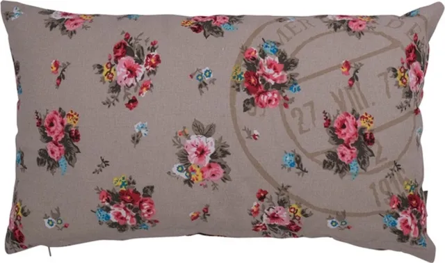 Linen & More Kussen May With Stamp Multi | 30 X 50 | Sierkussen Voor Woonkamer Of Slaapkamer