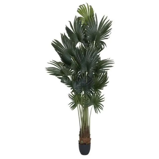 Pottery Pots Kunstplant - Palm tree XL - H220cm - Indoor - Green