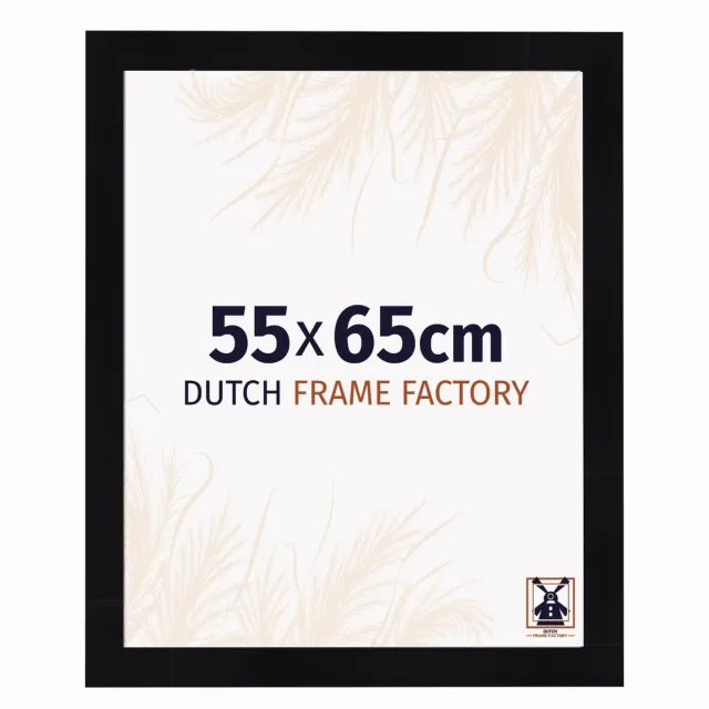 Dutch Frame Factory Fotolijst 55x65 cm - MDF - Zwart Hoogglans - Praag