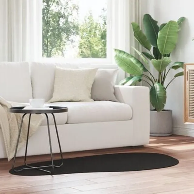 vidaXL Tapijt - HUARTE - Zwart - 80 - x - 150 - cm - Polyester