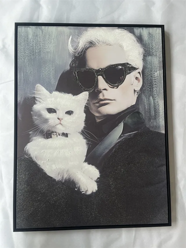 Damn Schilderij Karl Lagerfeld 60x80cm multi