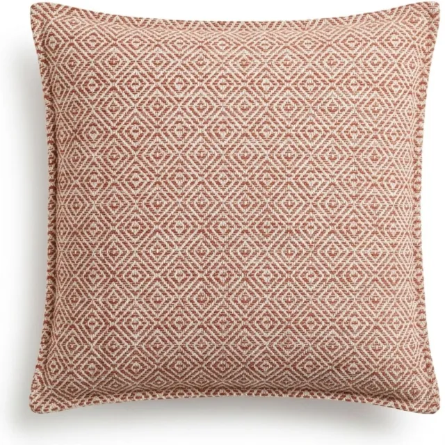 Ancient Wisdom Classic Cushion Cover - Burgundy Squares - 45x45cm multicolor
