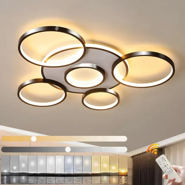 Equivera Plafonaire Lamp - Lamp - Plafond Lamp - Plafonnaire Lamp - Plafondlamp Zwart