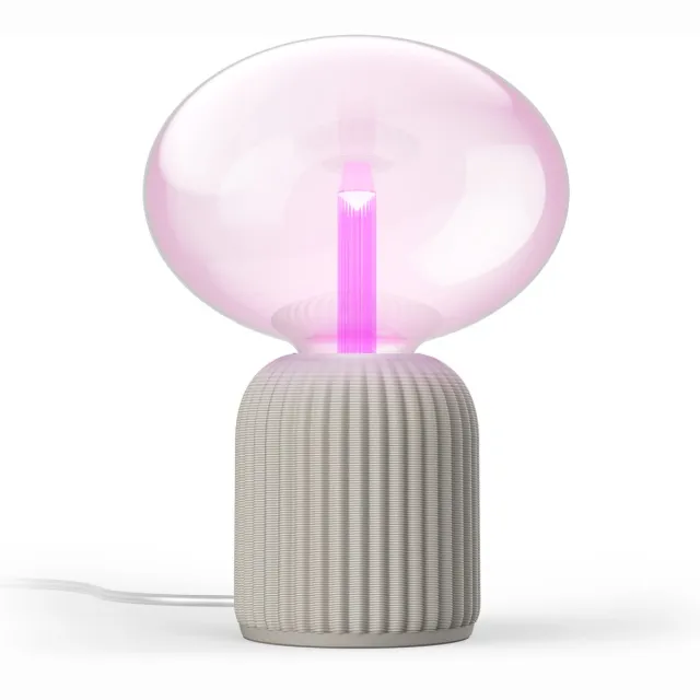 Philips Hue Lightguide 3D-geprinte Tafellamp (Zandkleur) - E27 - Wit en Gekleurd Licht - Incl. 1 Hue Lightguide Ellipse Lamp - Hue White and Color Ambiance