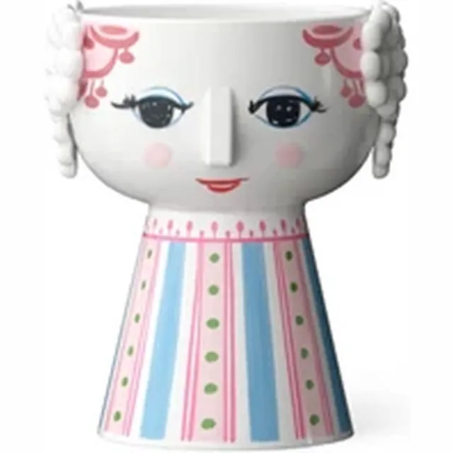 Bjørn Wiinblad Eva kandelaar H9.5cm D8cm roze Meerkleurig