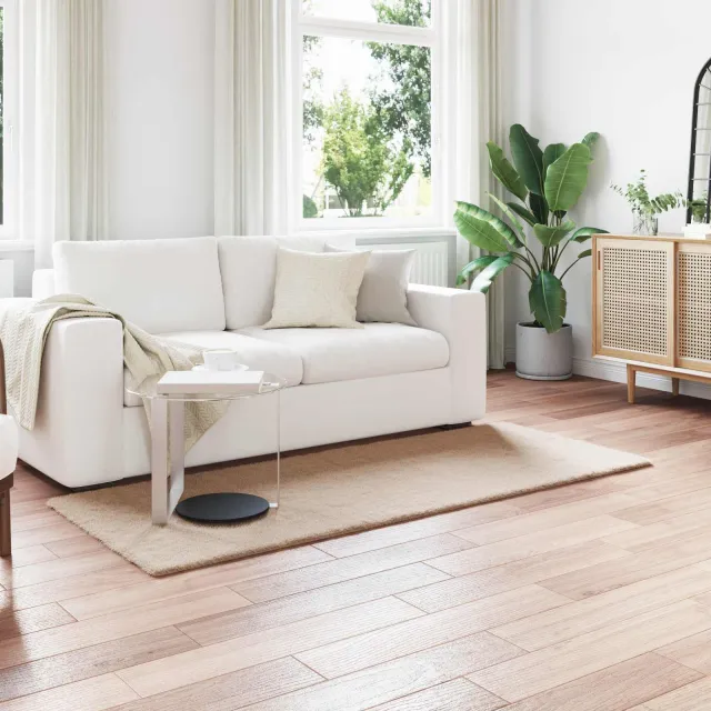 vidaXL Antislip vloerkleed van imitatie konijnenbont OLITE Taupe, foto 2