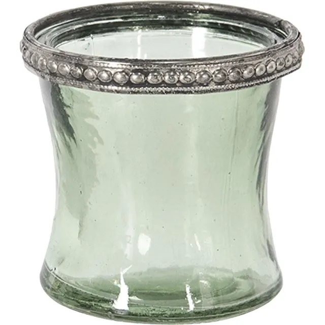 Clayre & Eef Waxinelichthouder | Ø 7*7 cm | Rood | Metaal / glas | Clayre & Eef | 6GL2399