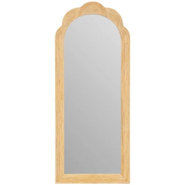 Atmosphera Créateur d'intérieur® Wandspiegel van rotan MAGGIE beige