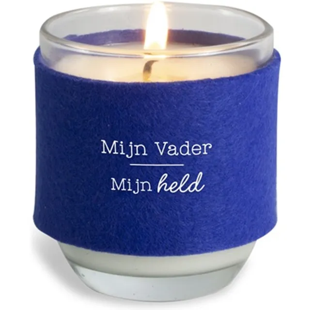 Miko Mijn Vader-kaars-cosy candle-vaderdag-papa wit