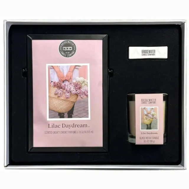 Bridgewater Candle gift Set Lilac Daydream multi