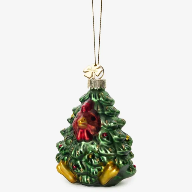 Sissy-Boy Kerst ornament kerstboom met kip Groen