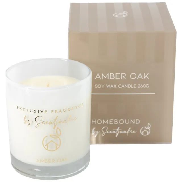 Homebound Geurkaars Amber oak 260g