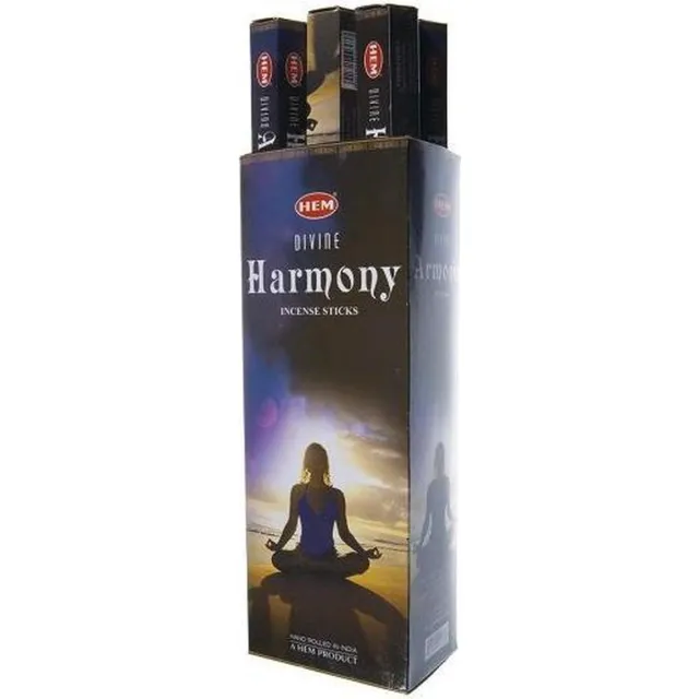 HEM Harmony HEM - 6 pakjes -120 stuks wierook stokjes Boeddha-Store Transparant