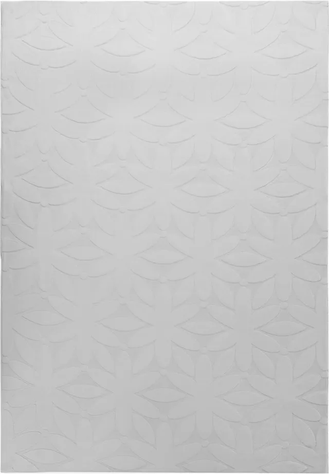 Beliani HOOD - Vloerkleed - Lichtgrijs - 160 x 230 cm - Polyester