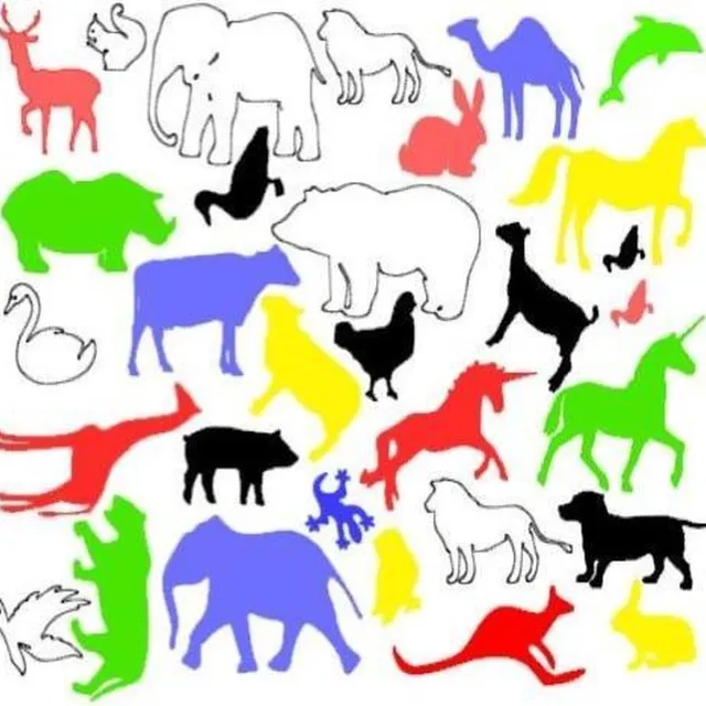 FlexMade.nl Raamfolie Dieren Multi-color