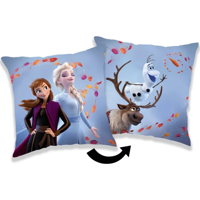 Disney Frozen Sierkussen Wind - 35 x 35 cm - Polyester Blauw
