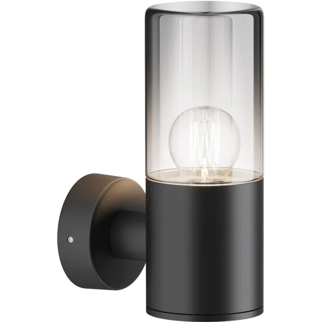 Maytoni wandlamp Amas grafiet – metaal en glas, E27, modern