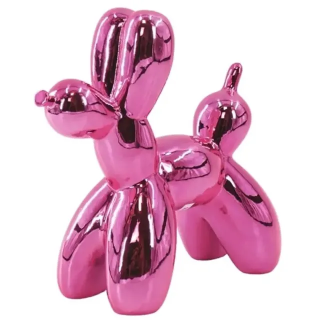 Housevitamin Beeld - Ballonhond - Pink - Ceramic - 20x9x19 cm - Cadeau.