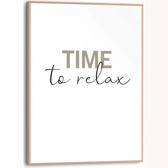Reinders Schilderij Time to relax - 40 x 30 - Hout - REINDERS wit Hout