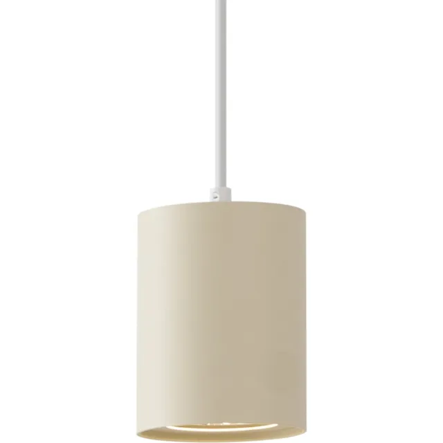 QAZQA holt - Moderne Spot railsysteem verlichting, railverlichting geschikt voor led - 1 lichts - Ø 9.6 cm - Beige - Woonkamer Beige - 1 lichtpunt