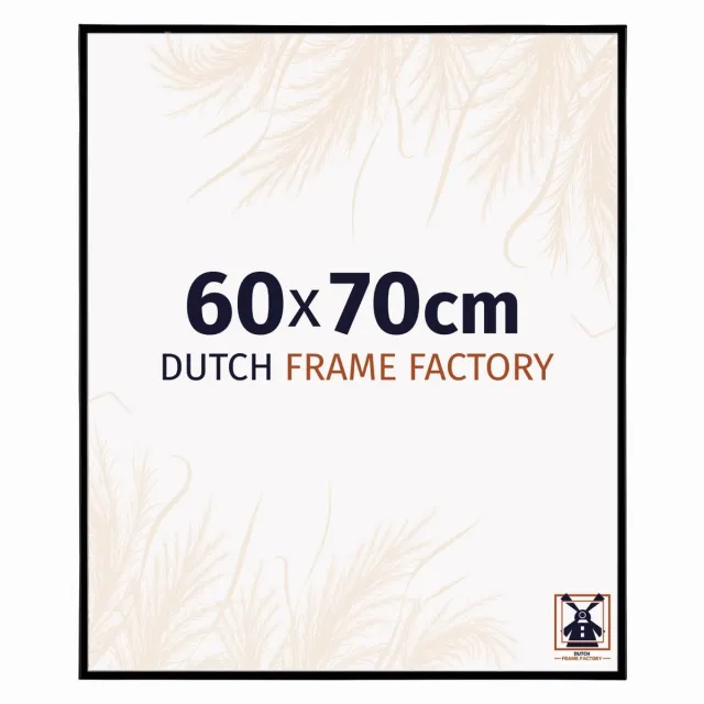Dutch Frame Factory Fotolijst 60x70 cm - Kunststof - Zwart Mat - Easy