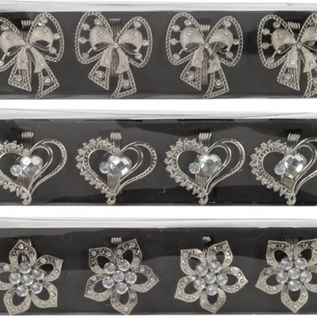 Havens Servetringen Havens (4 stuks) Assorti - Zilver - 23 cm - Servethouder - Kerstdiner - Tafelversiering
