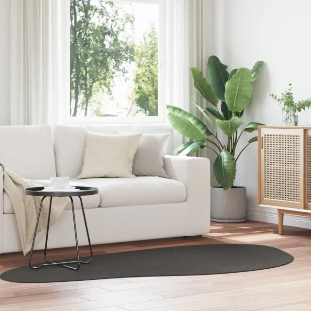 vidaXL Tapijt - HUARTE - Antraciet - 100 - x - 200 - cm - Polyester