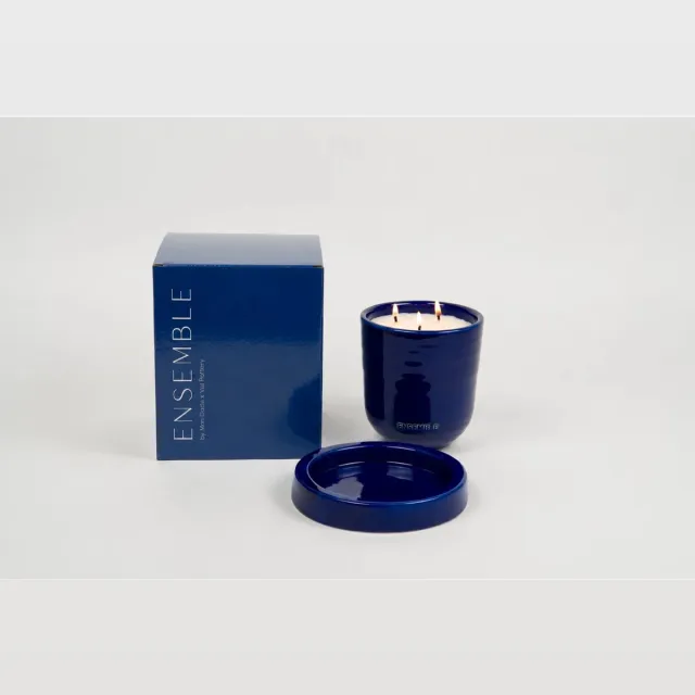 Mon Dada x Val Pottery Ensemble indoor refill set electic blue Blauw