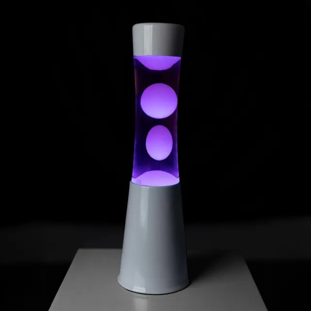 Mrs. Jones LED lavalamp 7 kleuren - Rustgevend lichteffect - Kleurveranderende lamp - Cadeaulamp - 30 centimeters x 9 centimeters x 9 centimeters . multi-color