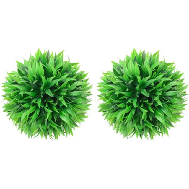 vidaXL Kunstbuxusbollen - 2 - st - 20 - cm groen