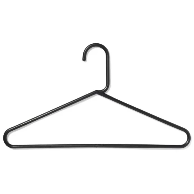 HEMA Kledinghangers kunststof zwart - 6 stuks (zwart)