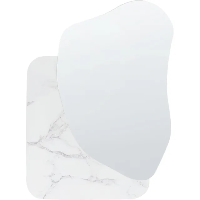 Beliani ARVERT - Wandspiegel - Wit - MDF