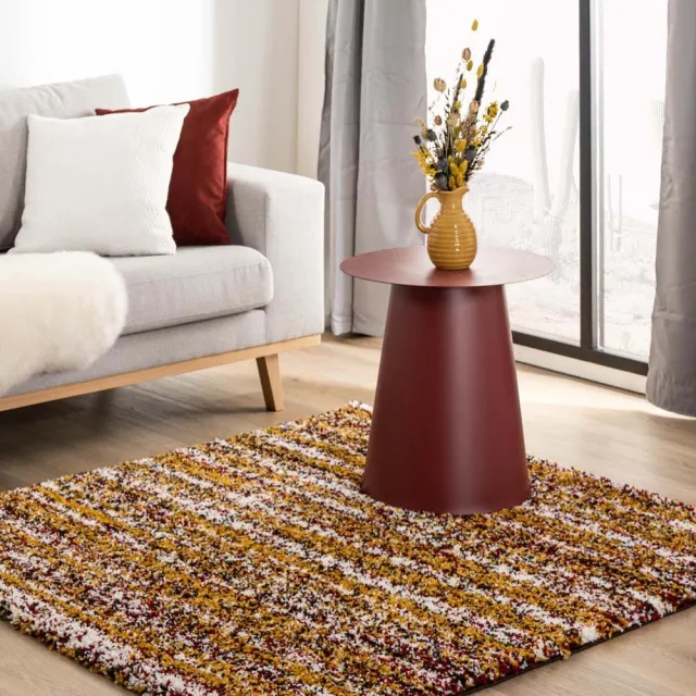 Boho&me Vierkant berber vloerkleed - Artisan Essa multi/okergeel 160x160