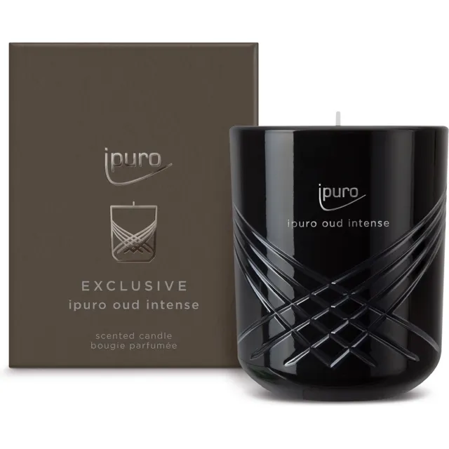 Ipuro Geurkaars Oud Intens 270gr zwart