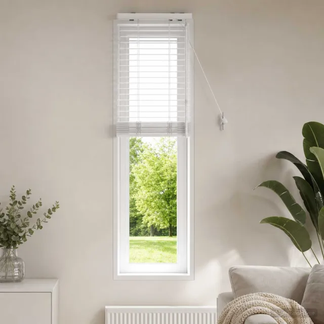 vidaXL Venetiaanse jaloezie Wit 40 x 160 cm 35 mm