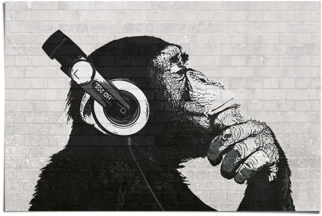 REINDERS Poster The Chimp Stereo - wall - 61 x 91,5 - Papier - REINDERS