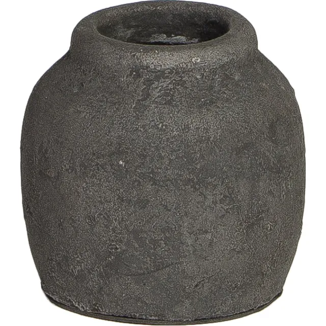 STILL Kleine Vaas - Pot - Aardewerk - Grey - Grijs - 12x12 cm