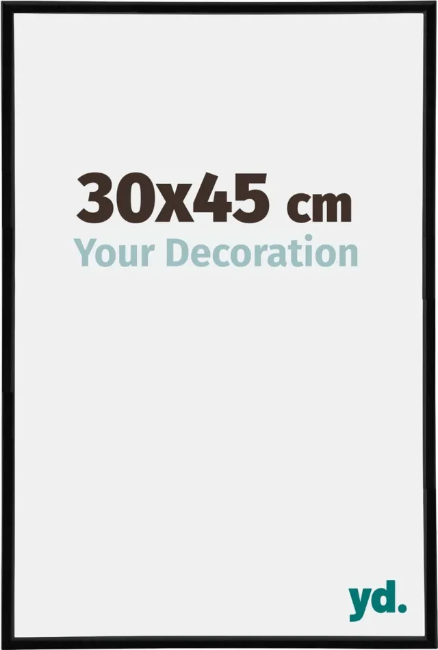 yd. Your Decoration - Fotolijst 30x45 cm - Kunststof - Zwart Hoogglans - Annecy