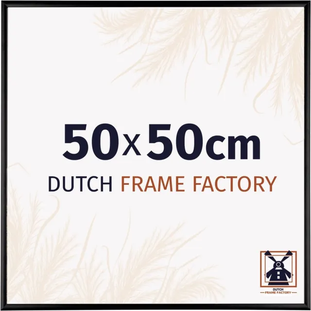 Dutch Frame Factory Fotolijst 50x60 cm - Aluminium - Zwart Hoogglans - Kampen