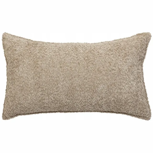 Atmosphera Créateur d'intérieur® Merkloze Decoratieve Bouclé Kussen Taupe 30x50 cm - Zacht & Stijlvol