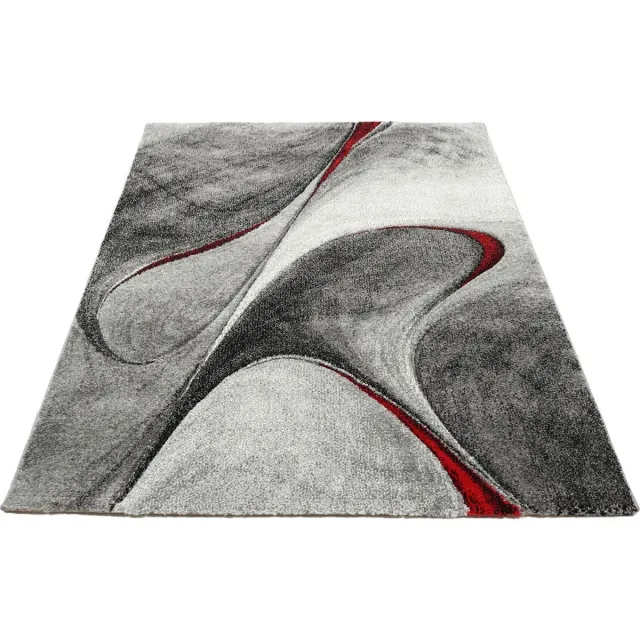 Merinos Vloerkleed Brilliance 662-910 Red-80 x 150 cm rood