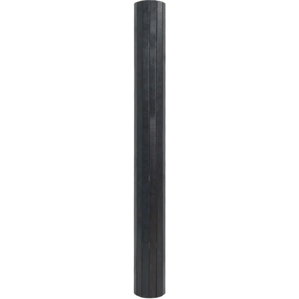 vidaXL Vloerkleed rechthoekig 100x100 cm bamboe grijs