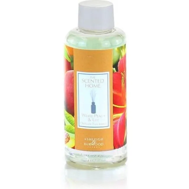 Ashleigh & Burwood navulling geurstokjes - White Peach & Lily - Refill Reed Diffuser Transparant